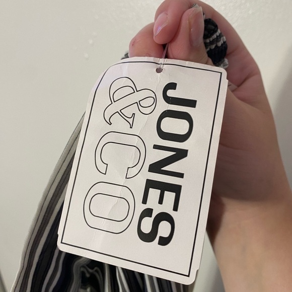 Jones & Co Size 10 90s Flowy Striped Ladies Pants - Picture 8 of 8